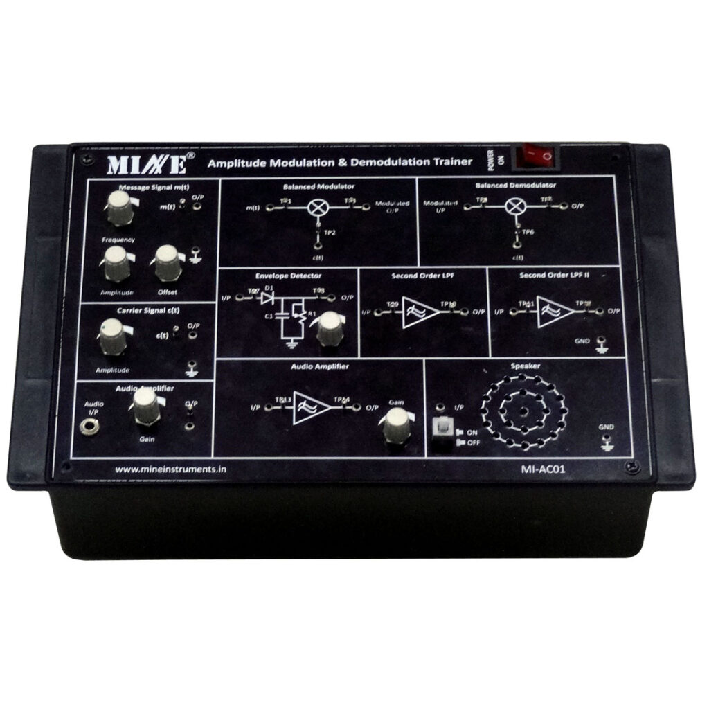 Amplitude Modulation Demodulation (MI-AC01) - Mine Instruments Pvt Ltd.