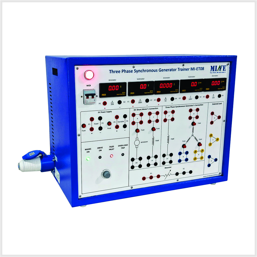 Three Phase Synchronous Generator Lab (MI-ET08) - Image 3